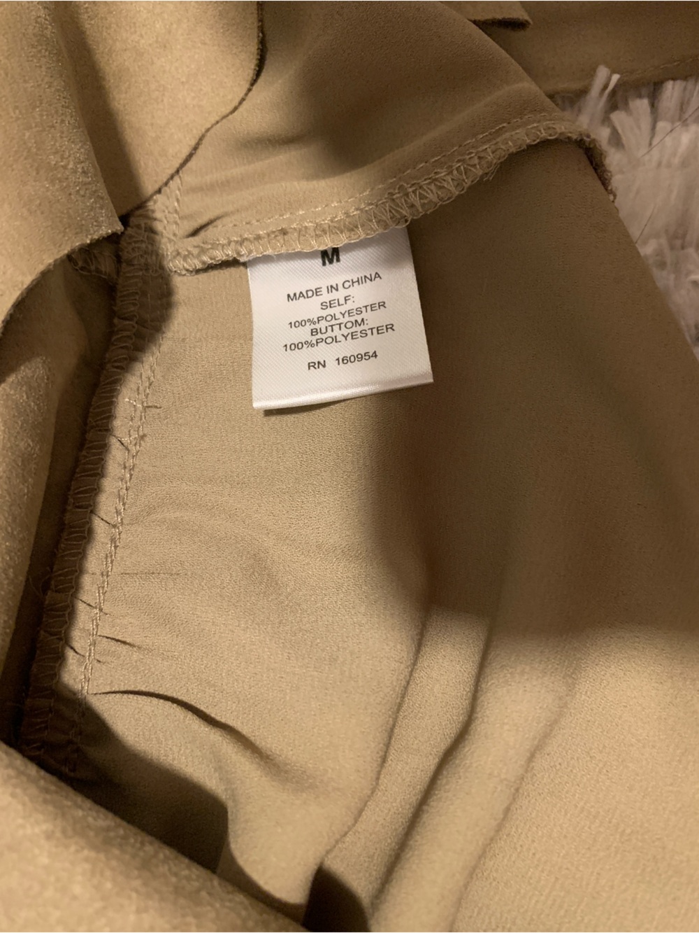 Draped Olive Waterfall Ruffle Jacket - Picture 7 of 8